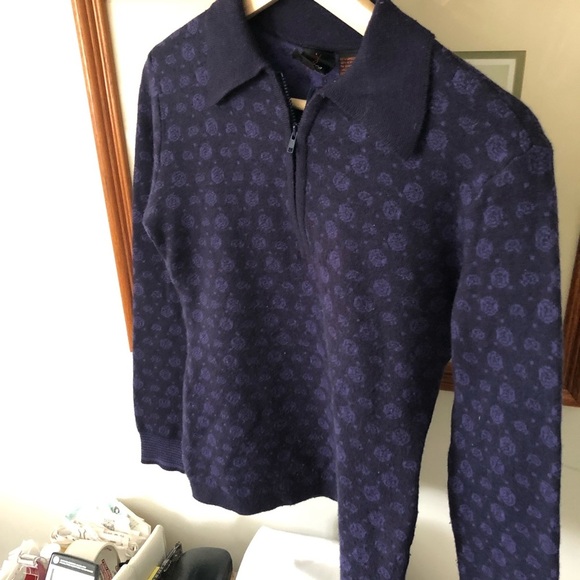 Vintage Jessica Wool Collared Sweater - Picture 5 of 7